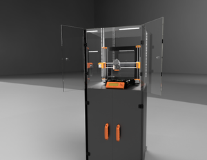 Prusa (or similarly sized 3D printer) Cart Prototype