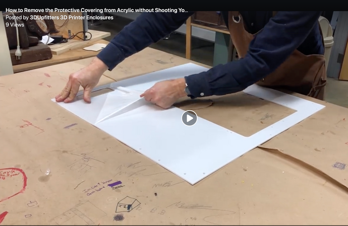 How to Remove the Protective Covering from Acrylic