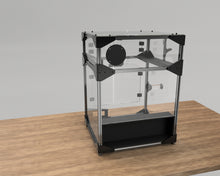 By default the fan/filter access port is covered