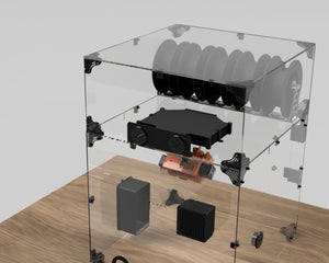 Dry Box Cover for Prusa MK3 with MMU2 Enclosure