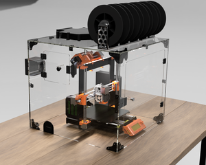 Prusa Enclosure MK3S+ MMU2/3 Acrylic Box Case Cover Kit - Spool Holders Not Included