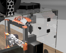 Prusa Enclosure MK3S+ MMU2/3 Acrylic Box Case Cover Kit - Spool Holders Not Included