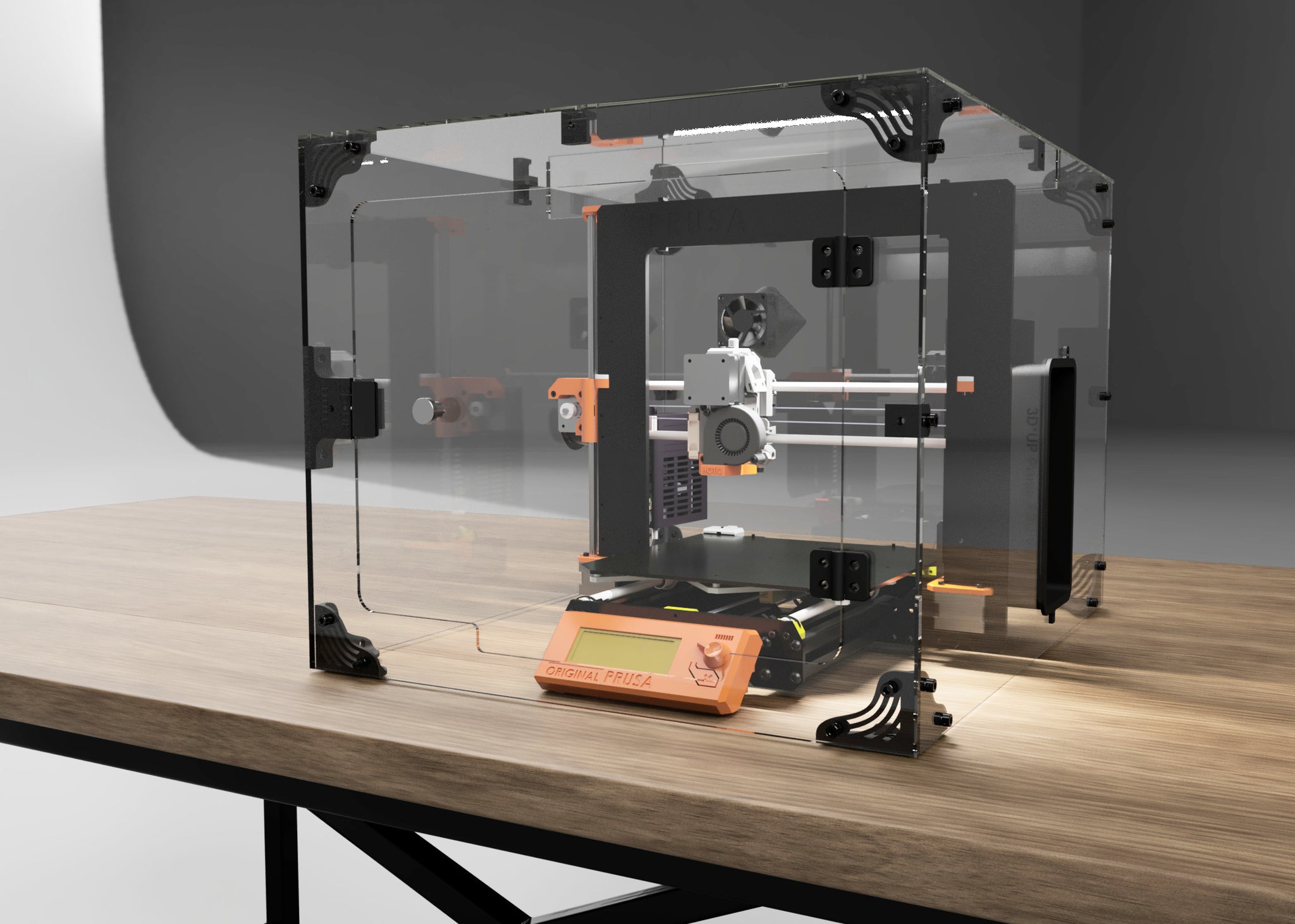 DIY 3D Printer Enclosure Kits - Everything But Panels 3D UP Fitters