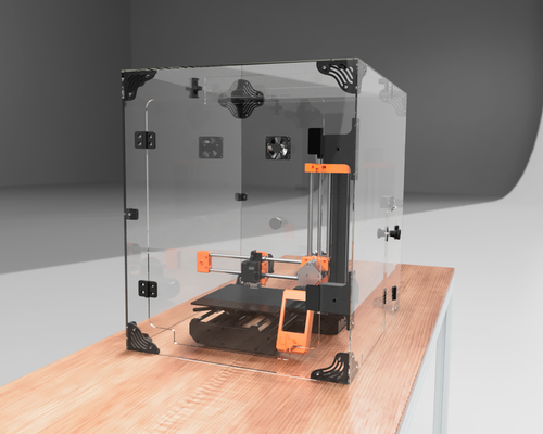 Acrylic Prusa MINI Enclosure Box Case Tent from 3DUPfitters