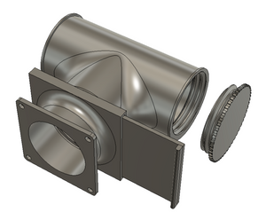 External Air Ventilation Adapters for Multiple 3D Printer Enclosures - Digital Download Only